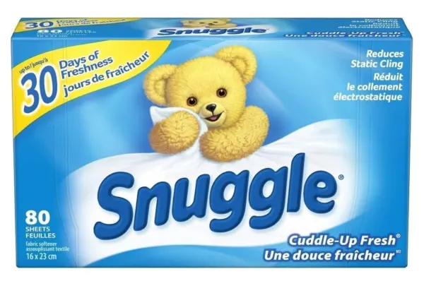 snuggle-softening-dryer-sheets