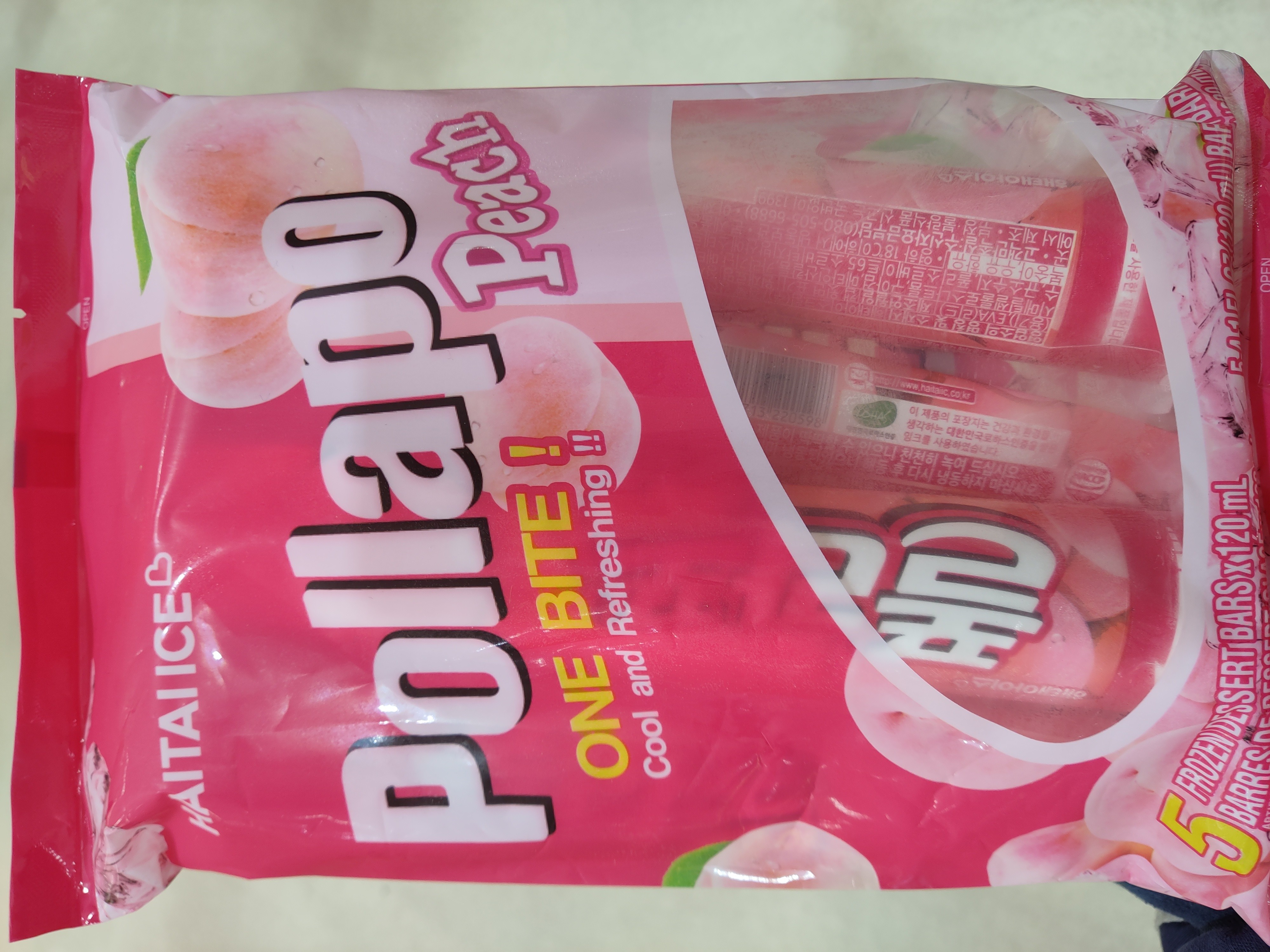haitai-pollapo-peach-flavor-popsicles