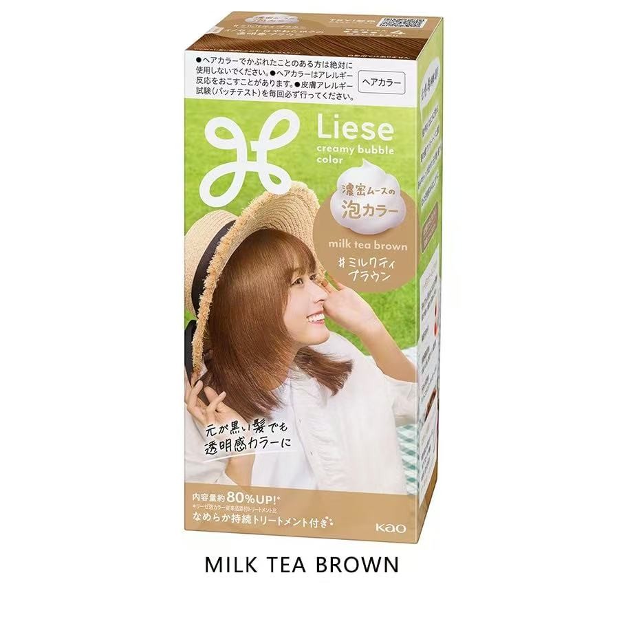 kao-liese-foam-hair-color-milk-tea-brown